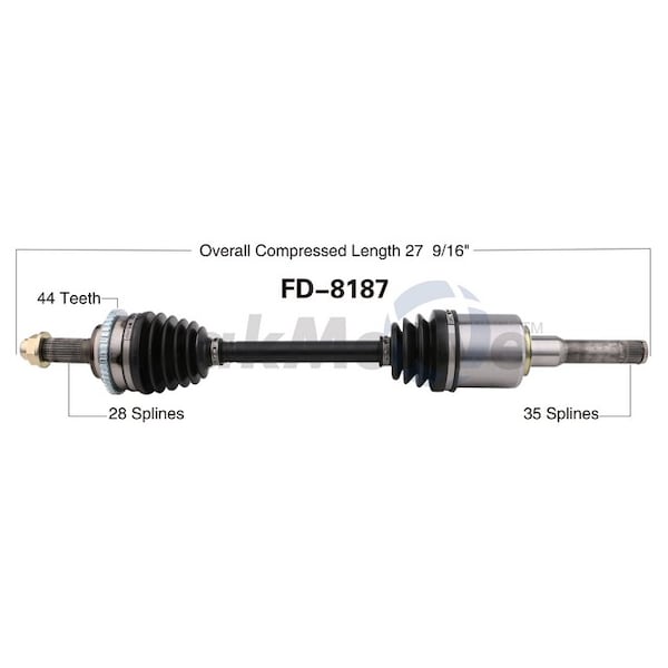 Surtrack Axle Cv Axle Shaft, Fd-8187 FD-8187 - main